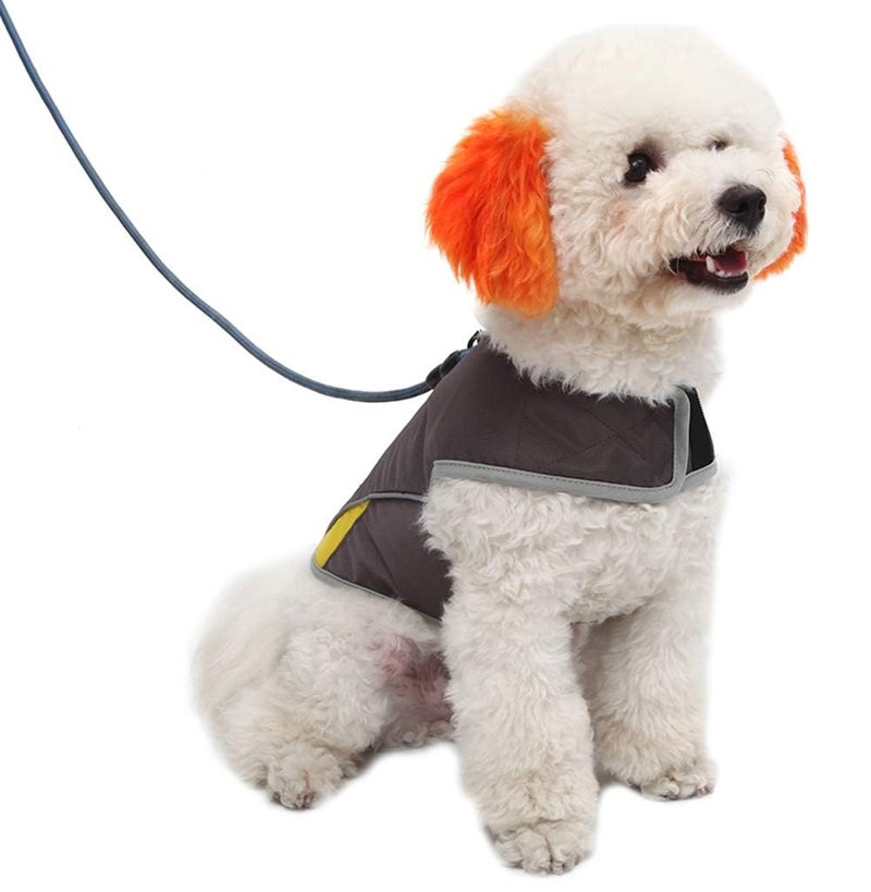 Winbate Dog Anxiety Jacket- Keep Calmig Vest Thunder Coat with D-Ring and Training Handle for Smaller Dogs(Grey) - Image 1